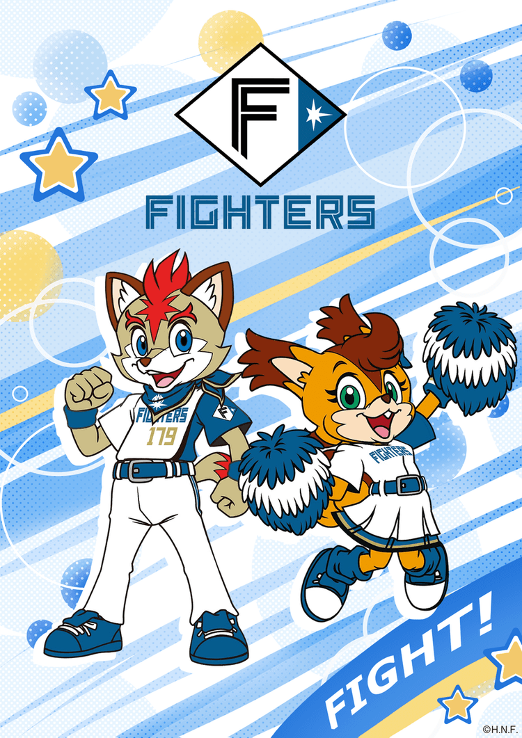 ファイターズマスコットタペストリー